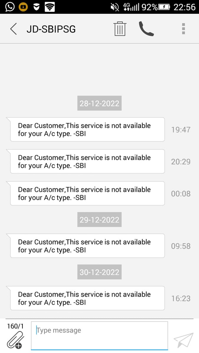 devgautam7617's tweet image. I am not using my account through WhatsApp banking, but customer care executives are also ignoring my words. Why am I getting this reply after sending an SMS from my registered mobile no.@SBICard_Connect @TheOfficialSBI
