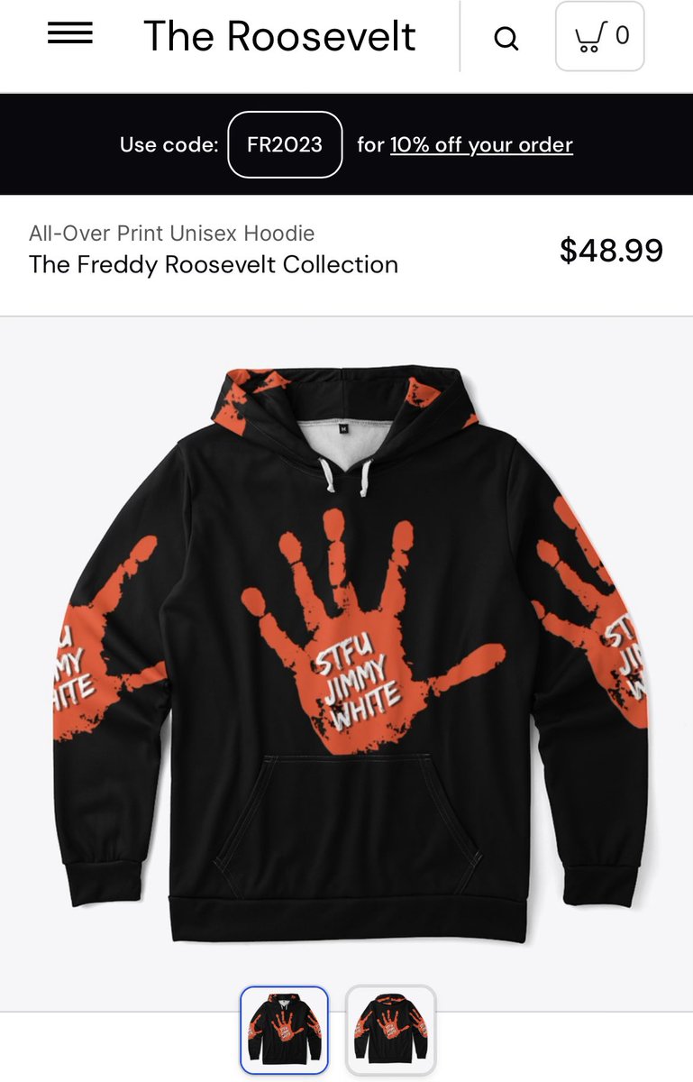 JimmyRothzchild's tweet photo. Get your “Jimmy White STFU” apparel…. courtesy of @FreddyRoosevelt NOW❗️ #WinterCollection @gilestyles https://t.co/Kf9tHS1w6p