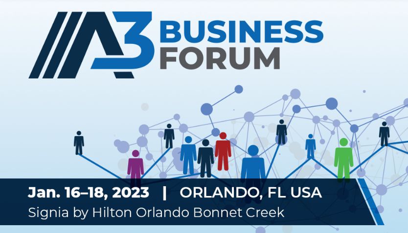 AppliedRobotics's tweet image. Are you ready for the most anticipated networking event in the industry!?

Although the A3 Business Forum is only open to members of A3 - Association for Advancing Automation. It&apos;s a great way to make industry connections, meet new business partners, and make new friends!