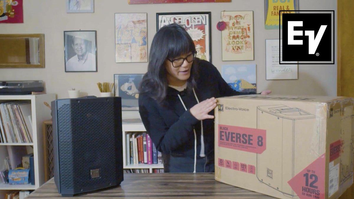 PerformerMag's tweet photo. We're excited to present a brand-new video series, featuring an overview of the new @Electro_Voice EVERSE 8 portable PA speaker with Nashville's amazingly talented @arielbui. 

WATCH Episode 1 now as we unbox it for the first time at https://t.co/JZeKnBNhA9 https://t.co/7pfuN2hdAR