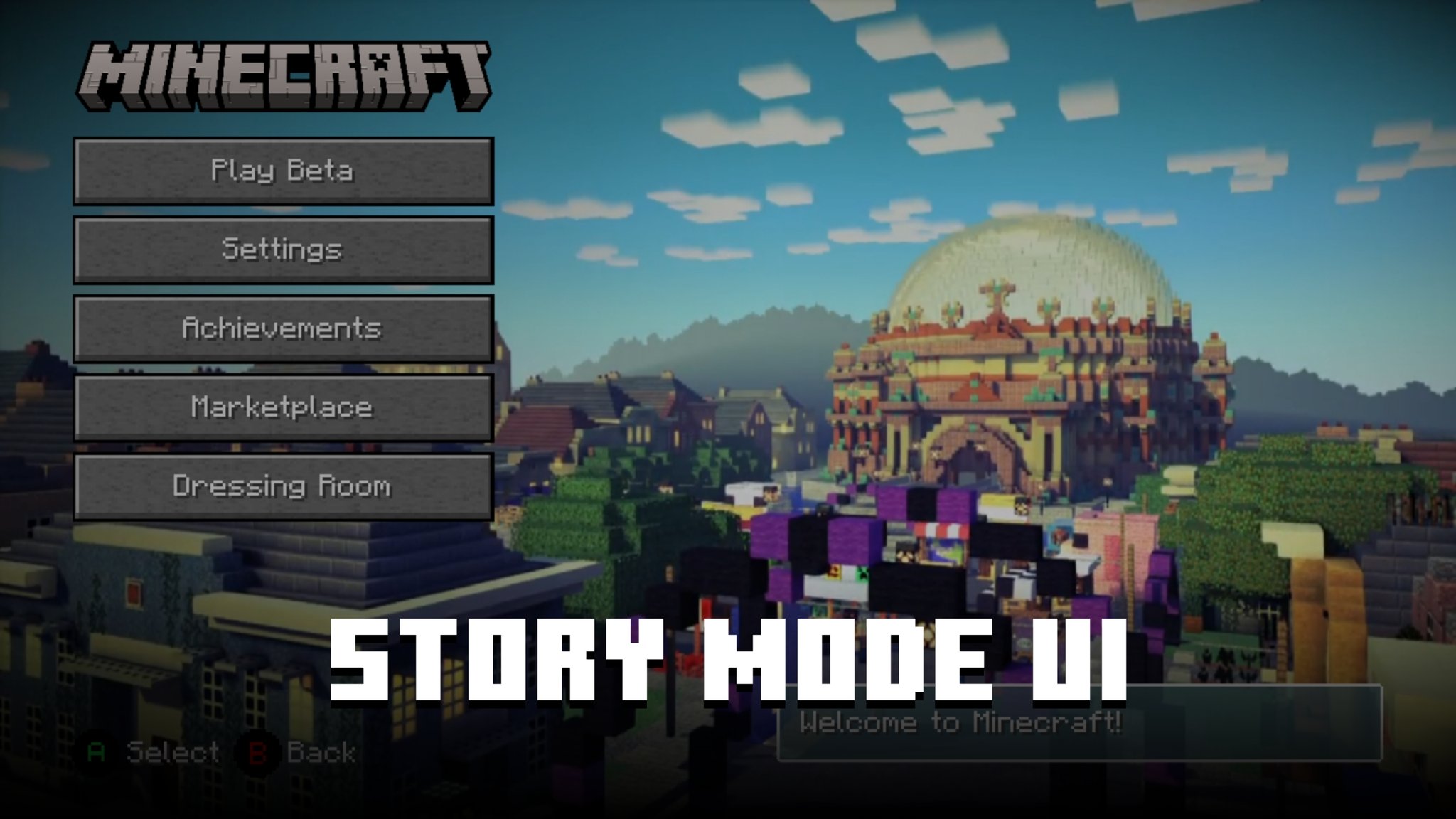 QuestionMarkSS on X: Minecraft Story Mode UI is now available as an alpha  for all of you to test and try! Download it from the link down below. 😄 Google  Drive