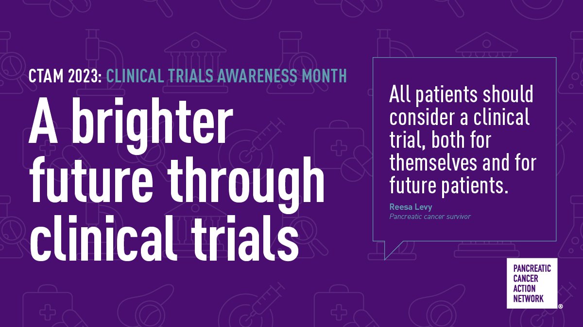 January is Pancreatic Cancer Clinical Trials Awareness Month! 🔬🧪 All month long, we'll be sharing resources, information and patient stories to help you learn more about this important treatment option.