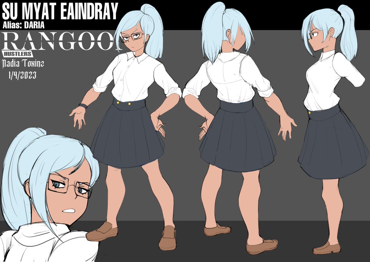 UNKNOWN_MOVED_2's tweet photo. Daria, the monitor of Class-G! https://t.co/7tMRsfHckB