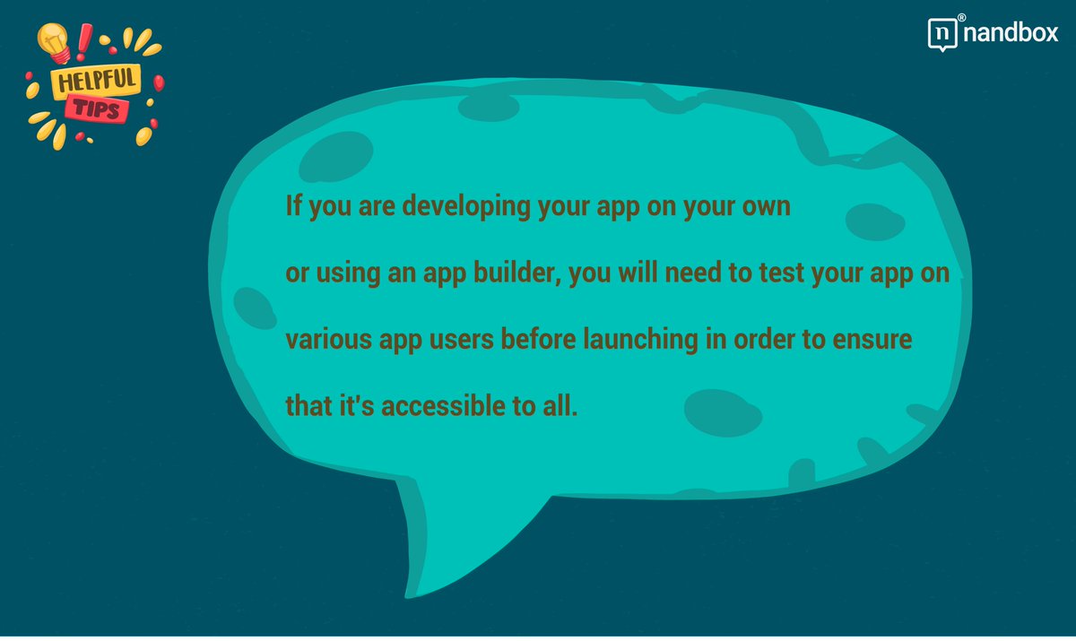 nandboxapp's tweet image. Always Test Your App Before Launching!
#quicktip #testapps  #nocode