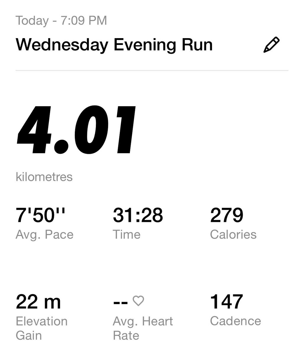 adityapuranik99's tweet image. Day 3 of #100DaysOfRunning. 

Was embarrassed for past couple of days to show my runs. But I have been improving day over day. 

Observations over first 3 days:

- Lower Back Pain, sore back after first run. 
- Legs doing okay for now
- Stamina not improved, but mindset shift.