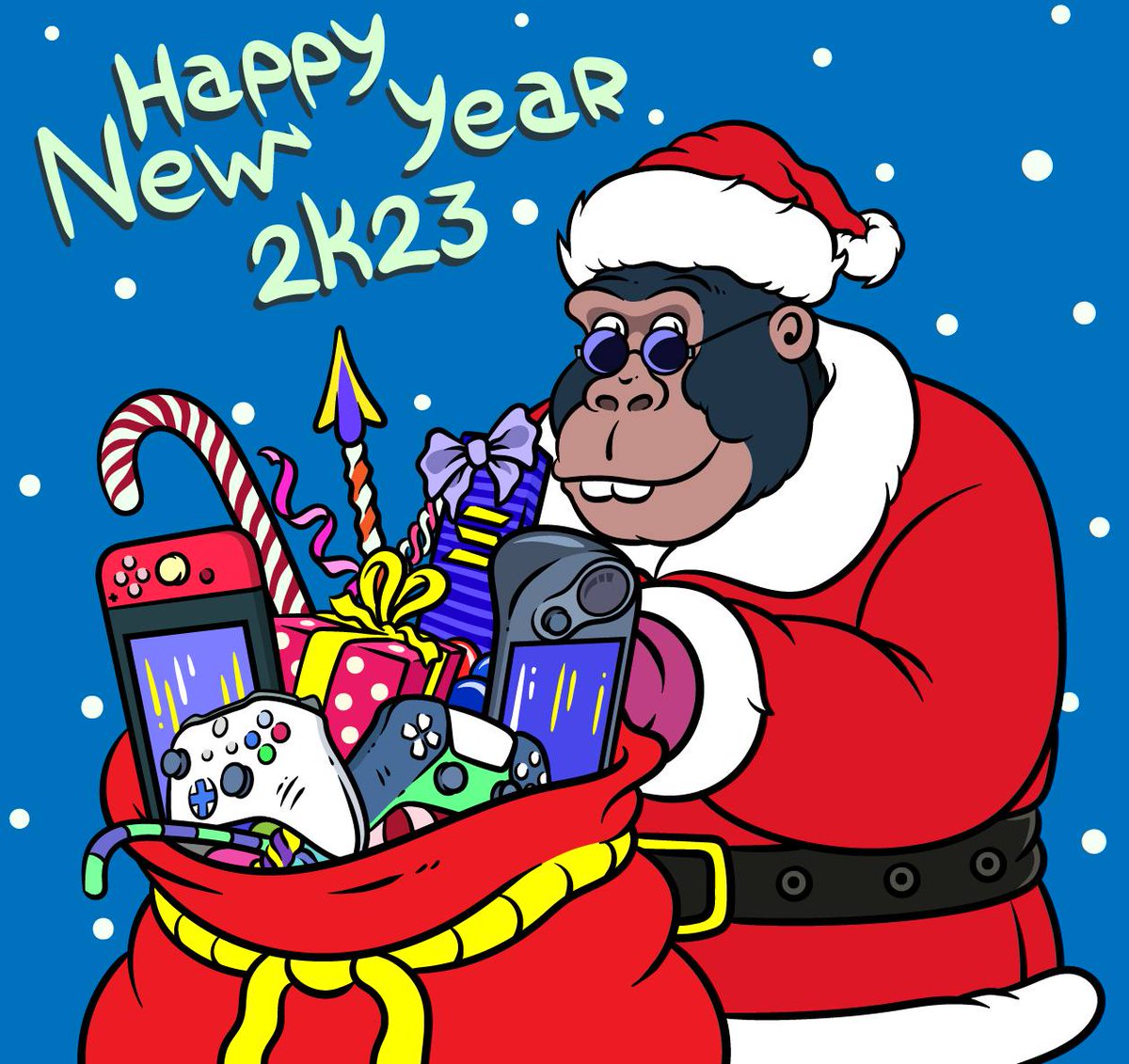 elloko_nft's tweet photo. Here's another year of amazing NFT achievements! 🎉

150m $BONK &amp; 10 WL Spots 🎁 | Follow, RT &amp; Like

Next week DISCORD officially opens! Stay ready🦍 https://t.co/bZPsZNi408