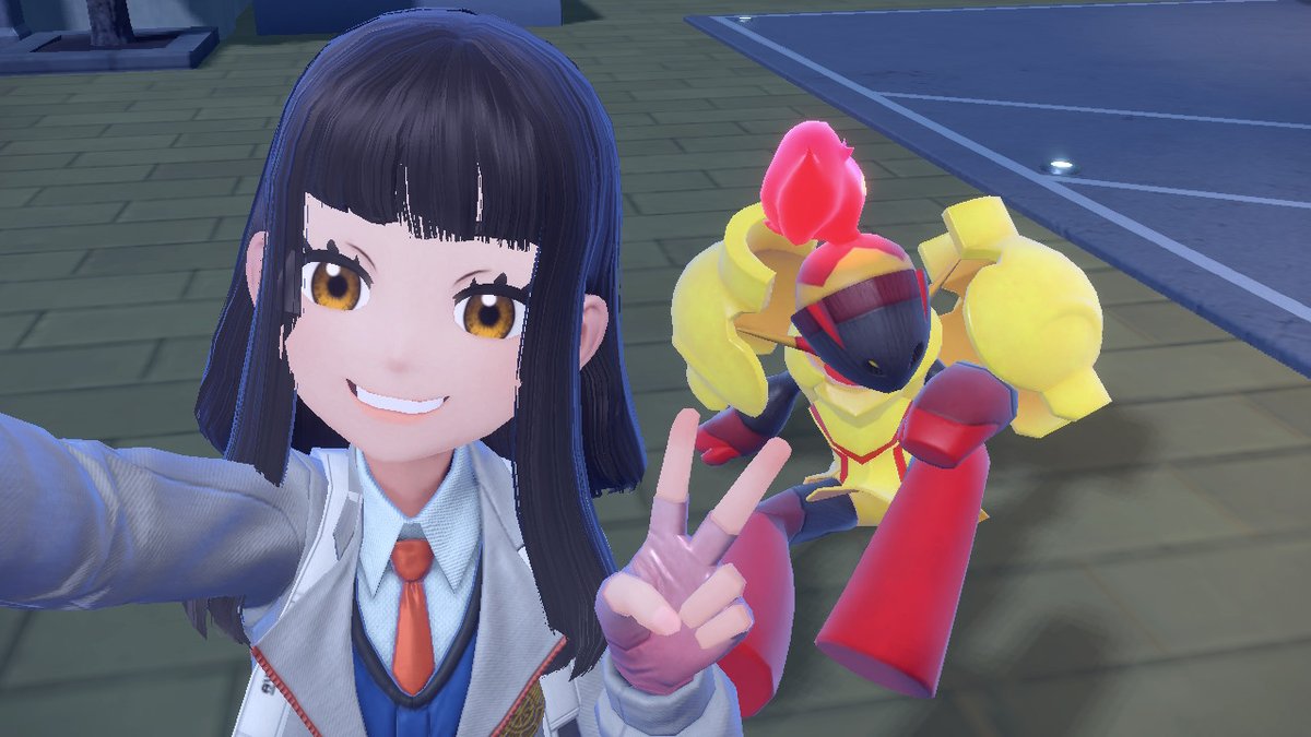 AshKetchup____'s tweet photo. #PokemonScarletViolet #NintendoSwitchI LOVE THIS GYME https://t.co/YG68qv31eA