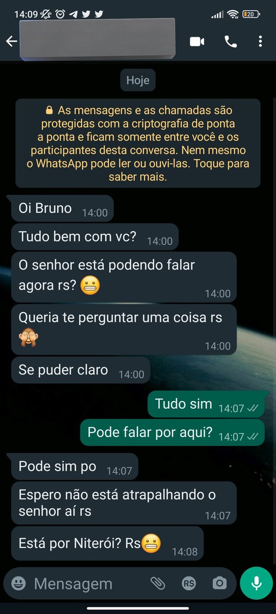 Fui confundido com um tal de Bruno, e como um bom fofoqueiro, estou dando trela pra saber de tudo