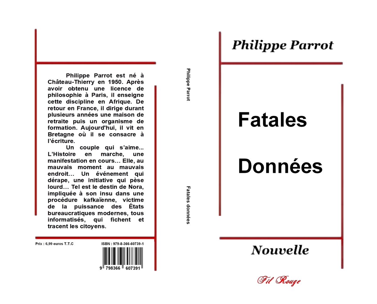 phparrot's tweet image. (philippe-parrot-auteur.com/2022/02/16/n82…)
Découvrez un extrait de ma nouvelle 8 : &quot;Fatales données&quot;, publiée en format poche
Pour soutenir mes mots, offrez mon livre !
#nouvelle #littérature #lettres #livre #donnée #informatique #traçage #bigbrother
