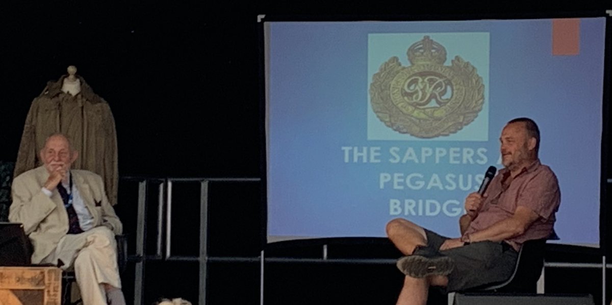 RE_Hist_Society's tweet photo. What a double act we have lined up for next week’s webinar, @almurray and his father talking about the #SapperHistory in the Suez Crisis. For anyone who heard them speak at the @WeHaveWaysPod festival about Pegasus Bridge, we are in for another enthralling and compelling session! https://t.co/YtH90ohBCX
