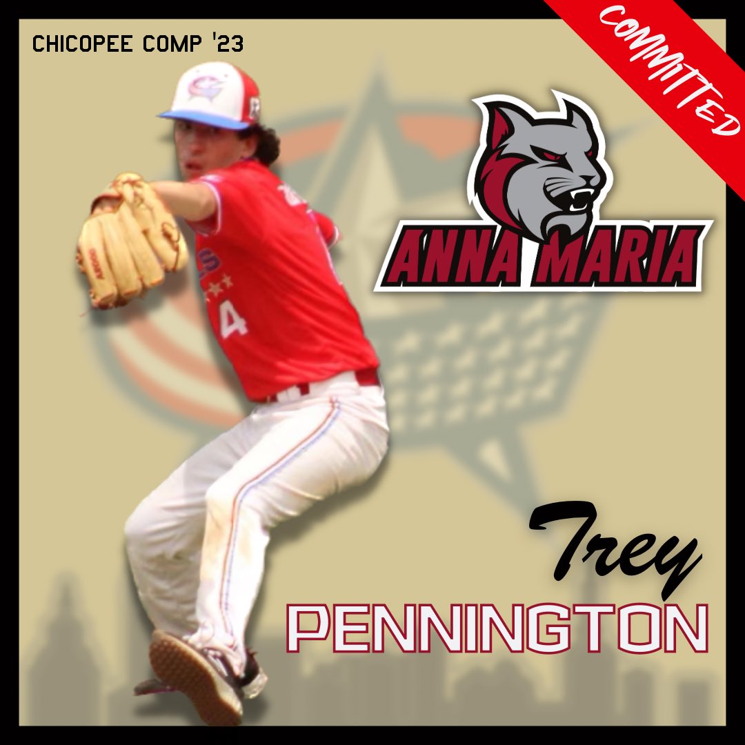 CTcapitals's tweet image. Congrats to Trey Pennington (Chicopee Comp ‘23) and his family for committing to Anna Maria!! #CapsCrew #CapsNation