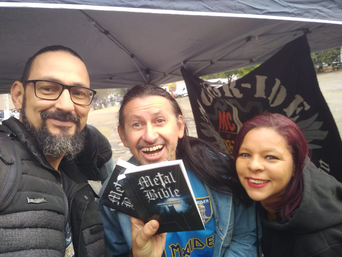 TheMetalBible's tweet photo. METAL BIBLE OUTREACH @ IRON MAIDEN GIG IN SAO PAOLO, BRASIL 
It was a great blessing!
More than 500 bibles were distributed
A table was set up outside the Stadium, and the acceptance was very good! People didn't believe it was free and they were so grateful! https://t.co/yqQTJzTOL7