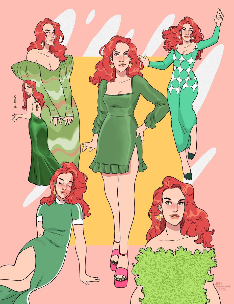 pleated sage green dress Batman Poison Ivy Costume Green Dress main image 1