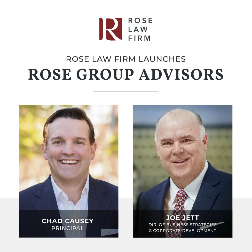 Today, we announce the founding of Rose Group Advisors, a business strategy and corporate development firm. RGA will assist existing and new clients with navigating the impact of policies, laws, and regulations on businesses in Arkansas &amp; Washington, D.C. bit.ly/rosegroup
