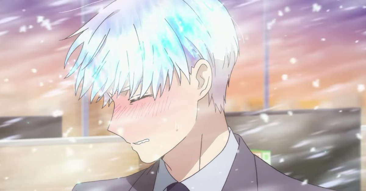 tsundereK_'s tweet photo. Himuro's reactions so cute 🤣😍
He somehow reminds me of Claude from #akulas
#icpc_anime ⛄🤣 #氷属性男子とクールな同僚女子 #氷属性男子 https://t.co/AzEWb2bPLw