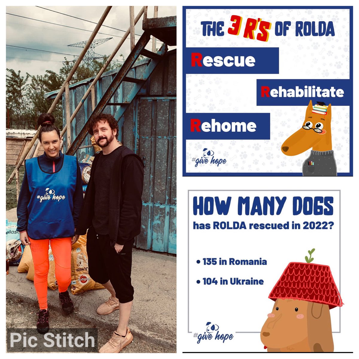 Today’s episode features the incredible dog rescue organization ROLDA. In 2022, ROLDA focuses on rescuing, rehabilitating &amp; rehoming stray dogs in Galati, Romania. Pictured here is Dana, ROLDA’s founder &amp; show host Randell. 🇷🇴🐶🇷🇴 <a href="/ROLDAOrg/">ROLDA Org</a> 

podcasts.apple.com/us/podcast/any…