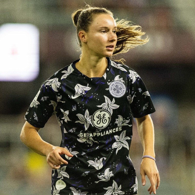 RacingLouFC's tweet photo. Racing forward Emina Ekic sustained an ankle injury while on loan with Melbourne City and will be sidelined at least through the 2023 preseason.

We’re wishing you a speedy recovery, @emina_ekic10! 💜