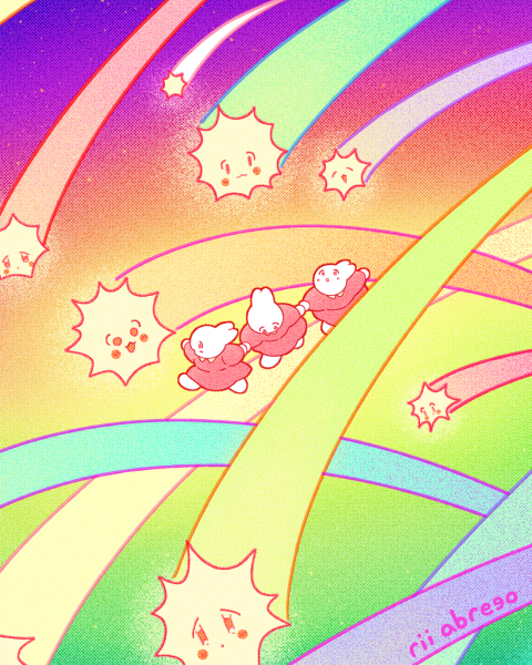 「travelers  (wallpaper set below!) 」|rii abregoのイラスト