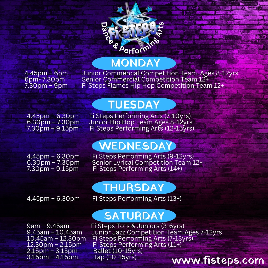 FiSteps's tweet photo. Please Share:
💙 ENROLLING NOW!  💙   LIMITED SPACES
Dance and Performing Arts classes for ages 3+.
Get in touch: 
https://t.co/gRHqpfWyNP to see our timetable &amp; book your free trial 
Email: fiona@fisteps.com https://t.co/CEY3D8H9Cj