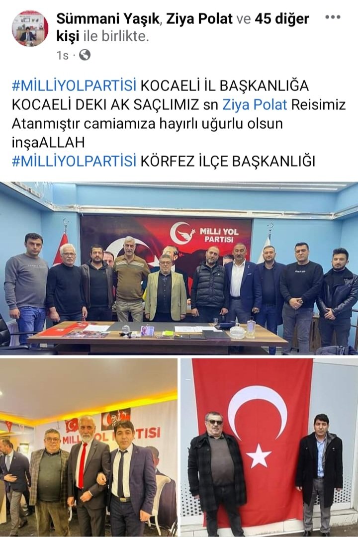 SumaniYasik's tweet image. #MİLLİ #YOL #PARTİSİ #KOCAELİ 
#İL #BAŞKANLIĞI