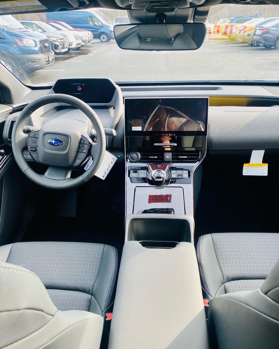 AAmericanSubaru's tweet photo. We have another 2023 Subaru Solterra here and available for purchase! This one looks great in Smoked Carbon and has loads of great features like: 

⚡️ StarDrive all-electric drivetrain
⚡️ System power: 215 hp
⚡️ Regenerative braking
⚡️ 20” aluminum-alloy wheels

Stock #: 22S288 https://t.co/xop3Skebk5