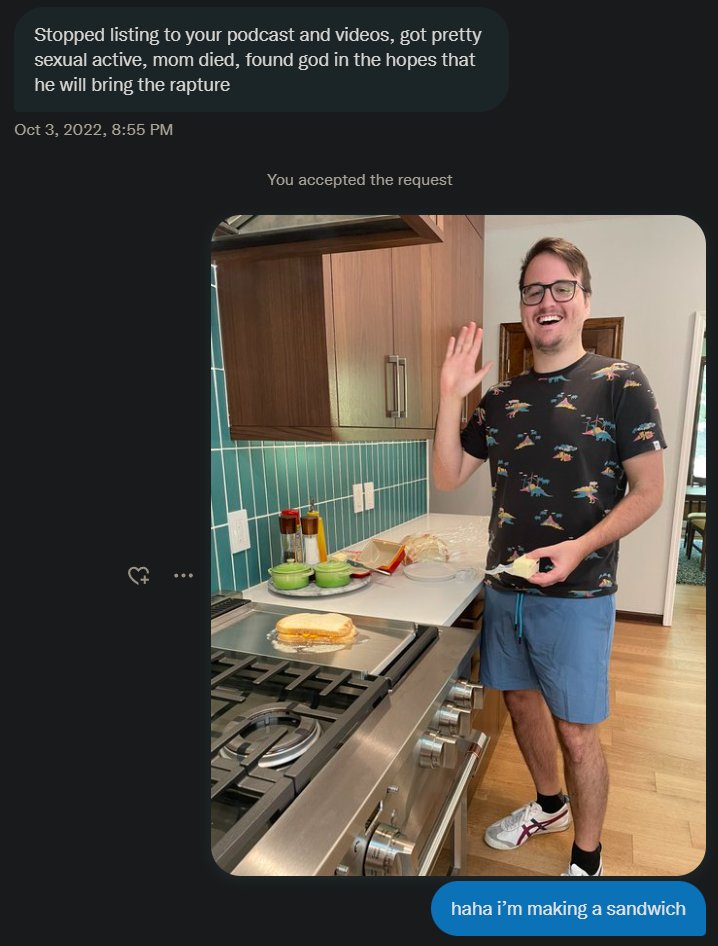 GeneralSamsSec's tweet image. my audience and I have such a great relationship i love you guys