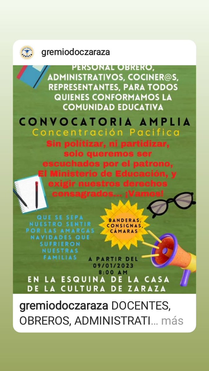 Movimiento Magisterial Barinas Ildemaro Asuaje tweet media