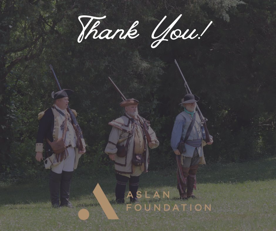 MarbleSprings's tweet photo. We're excited and grateful to announce that Marble Springs is a recipient of a grant from The Aslan Foundation! 

We will be receiving historically accurate clothes for our volunteers during field trips and other programs thanks to The Aslan Foundation! https://t.co/qXRtYIeEeE