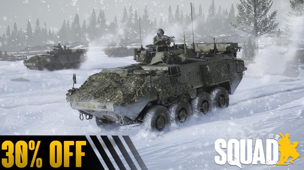 Last chance to kick off the New Year right with Squad at 30% off! 

store.steampowered.com/app/393380/Squ… 
#JoinSquad