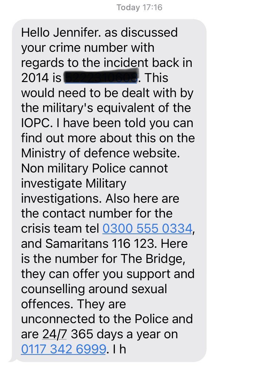 Only military investigate military. Own rules, change when & as they wish, as @DefenceHQ @RoyalNavy is accountable to no one. @MartinJConnell how do @Fleet_Air_ArmRN accept rape, sexual assault, poor investigations & retaliation, as ‘a normal everyday behaviour’?