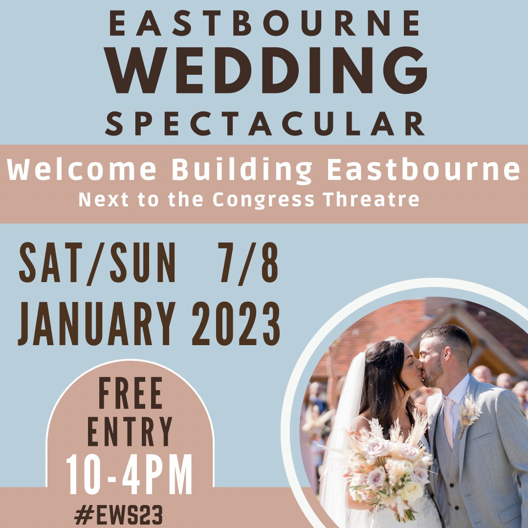 Jo and Sophie will be exhibiting at the Eastbourne wedding spectacular this weekend, feel free to come along and have a chat about your wedding ideas!