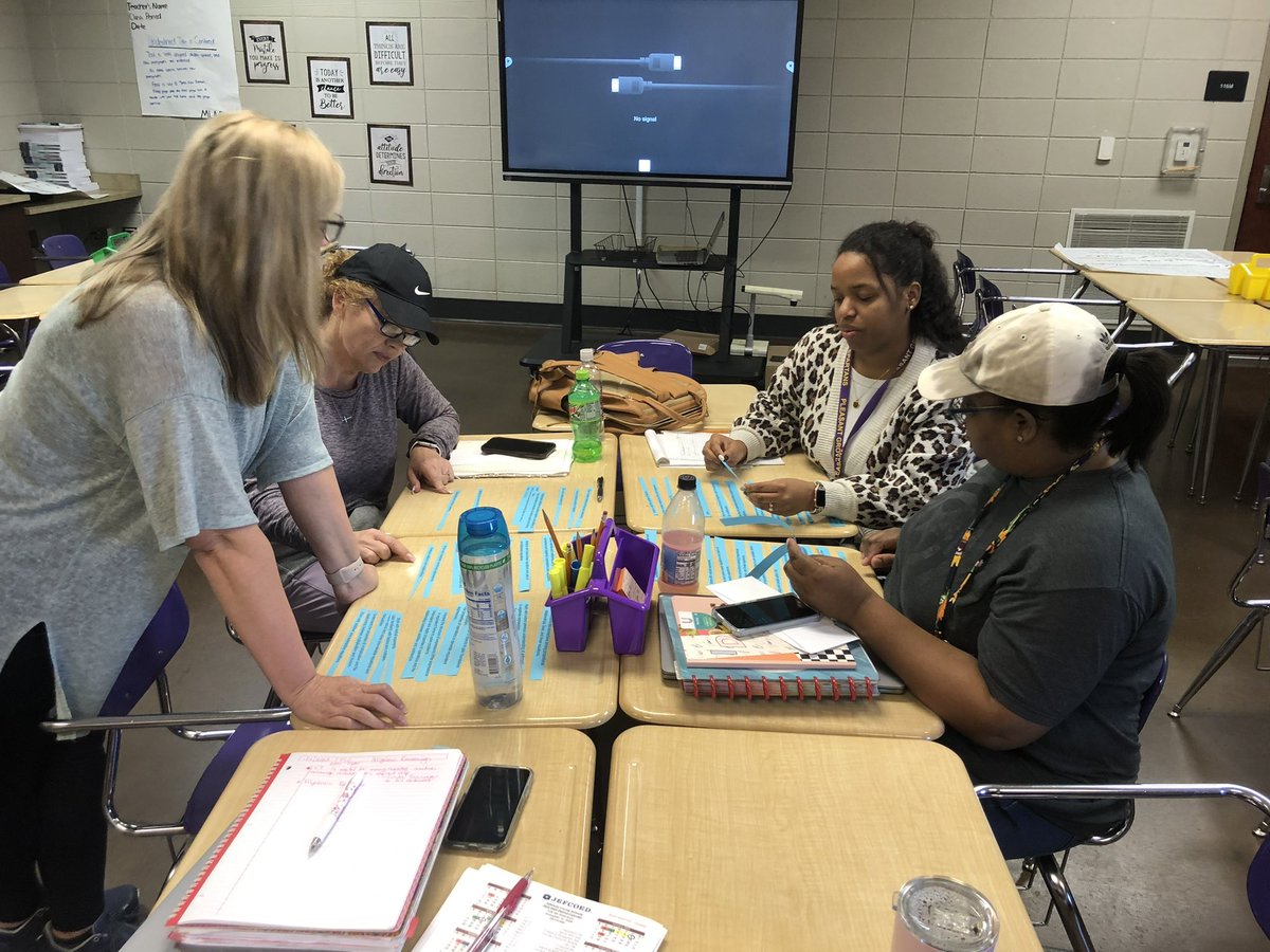 LeslieCRichard2's tweet image. Pleasant Grove Secondary math teachers engaging in vertical team work around progressions and tasks #MathPLC #ProductiveStruggle @JEFCOED @Jefcoed6_12
