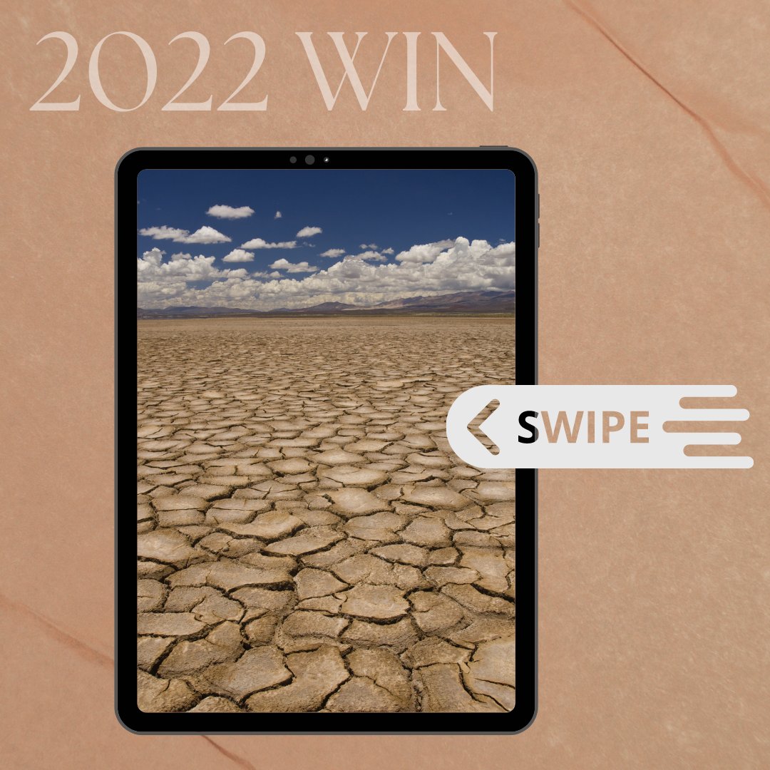 CWaterC's tweet photo. As we continue in California's fourth year of a severe drought, the state allocated $750 million dollars for drought response. This funding is critical for our work, and in 2023, we will make sure to give it to those who are most affected by the drought. #WaterWin https://t.co/e04MaL90mA