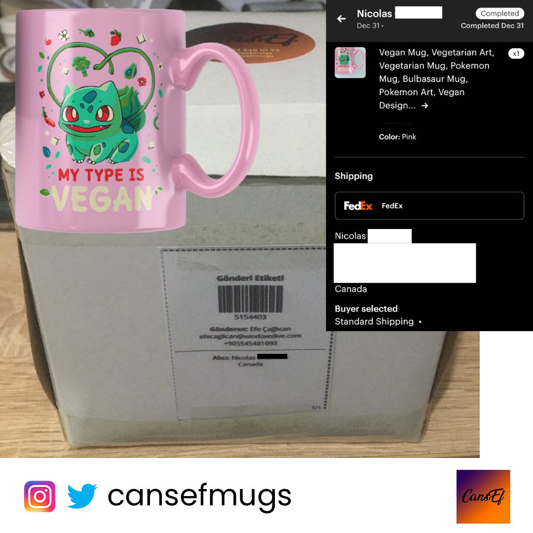 Cansefmugs's tweet image. Thank you 🇨🇦

etsy.com/shop/CansEf

#pokemon #balbasaur #vegan #veganlife #vegetarian #vegetarianlife #veganism #vegancommunity #coffeemugs #mugs #coffeecup #handmadegifts #handmademugs #giftforher #giftforgirlfriend #giftideas #etsyseller #etsyfinds #etsycanada #canada #etsy