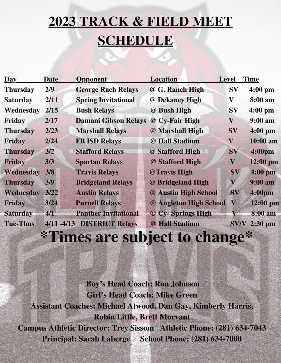 LETS GOOOO!!! 🏃🏽‍♀️🏃🏽‍♂️💨💨 #statebound <a href="/THS_Tigers/">Travis High School</a> <a href="/FBISDAthletics/">Fort Bend ISD Athletics</a> <a href="/FortBendISD/">Fort Bend ISD</a>