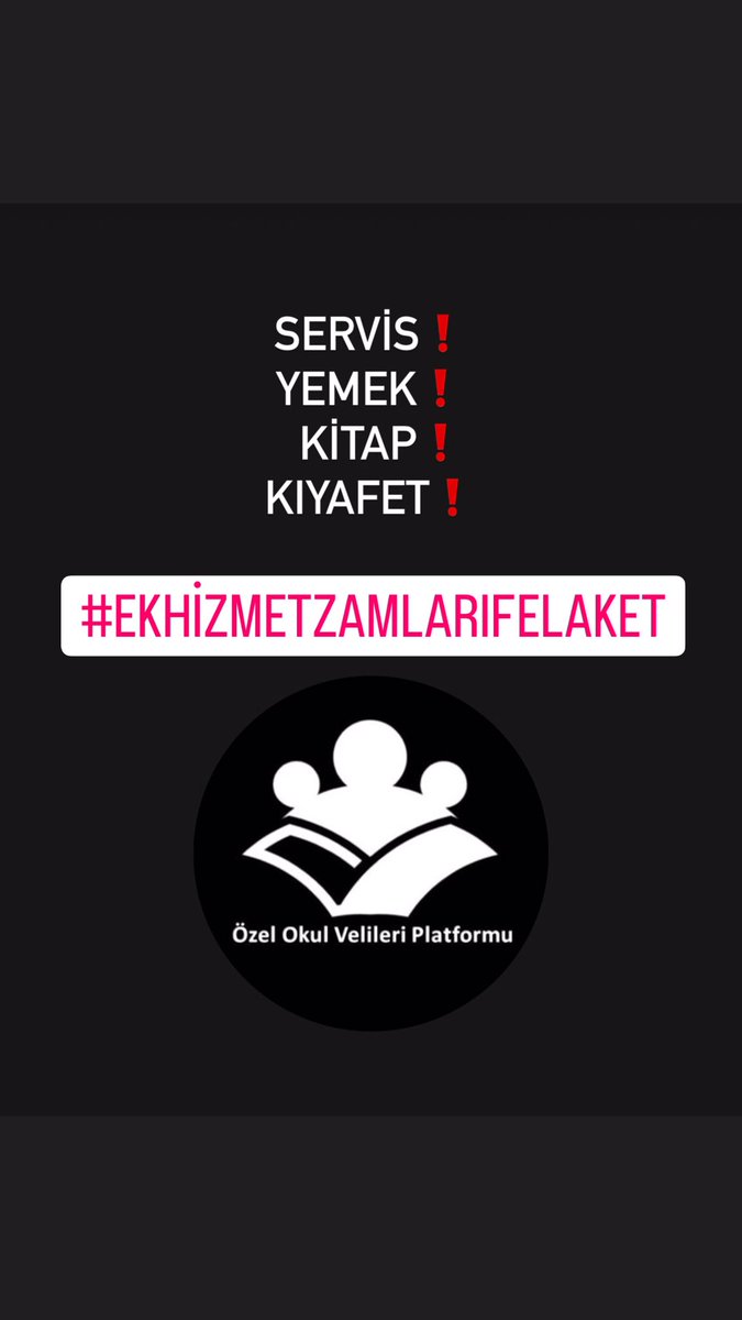 <a href="/tcmeb/">Millî Eğitim Bakanlığı</a> yönetmeliğe sahip çık, tavan sınırı deldirme; fahiş ek hizmet zamlarıyla velileri ezdirme❗️ Yemek, kitap, kıyafet; #EkHizmetZamlarıFelaket <a href="/aydinagaoglu/">Aydın Ağaoğlu (DM KAPALI)</a>  <a href="/tcbestepe/">T.C. Cumhurbaşkanlığı</a> <a href="/RTErdogan/">Recep Tayyip Erdoğan</a>
