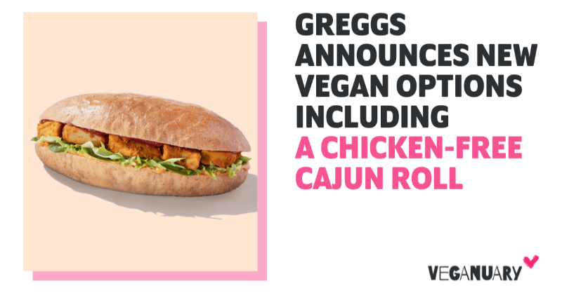 veganuary's tweet photo. Where the @GreggsOfficial fans at! ๐๐โโ๏ธ They have announced the national launch of #vegan options for #Veganuary2023! ๐โ The Vegan Southern Fried Chicken-Free Baguette & Vegan Chicken-Free Goujons are out now.โ And the NEW Vegan Chicken-Free Cajun Roll is out on 7th Jan. ๐คฉ RT https://t.co/s7YLA2tOHg