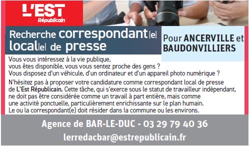 🚨🚨🚨Le #journal de la #Meuse ⁦<a href="/LEstRepBarleDuc/">L'Est Républicain Bar-le-Duc</a>⁩ recherche…
#presse #pqr #job indépendant