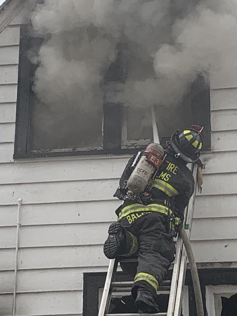 dcfireems's tweet photo. Update 2 Alarm fire 3400 block S. Dakota Ave NE. Due to deteriorating conditions, we  temporarily reverted to exterior attack, hitting fire from outside. We are now back inside. Urgent request for @PepcoConnect for live wires on fire truck. 1 injured firefighter. #DCsBravest. https://t.co/tsxz3ldfq5
