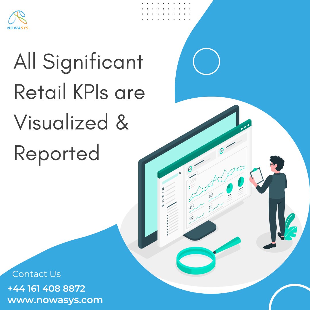 Nowasys_'s tweet photo. A retail dashboard is a performance tool used to report and visualize all significant retail KPIs in a single interface and turn the gathered information into useful insights.
#Retail #KPIs #Reporting #Information #UK #US #AllaboutData #Data #Nowasys https://t.co/7TvEoZGPUX