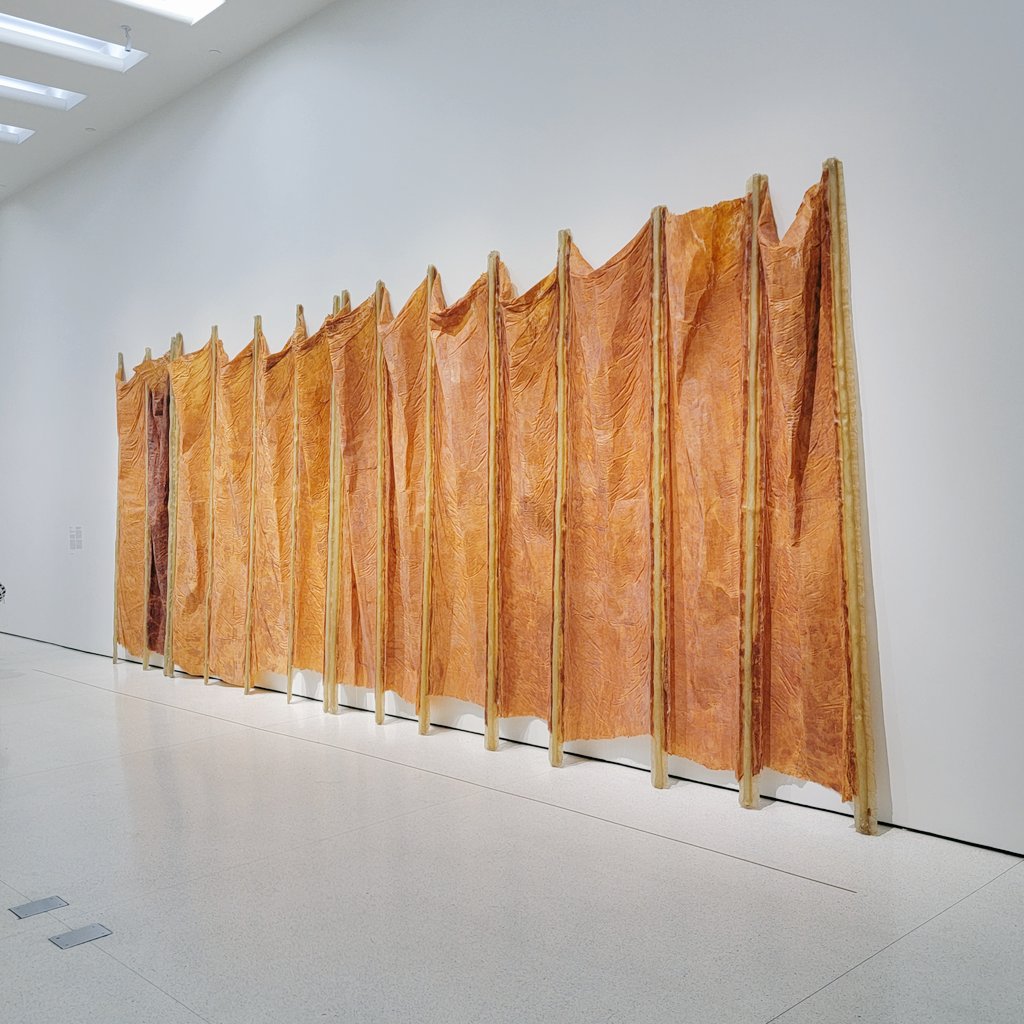 braindeadyoung's tweet photo. Expanded Expansion by #evahess 

(I set an alarm off by looking at it too closely.)

#guggenheim #art #modern #women https://t.co/VhyTK22JfR