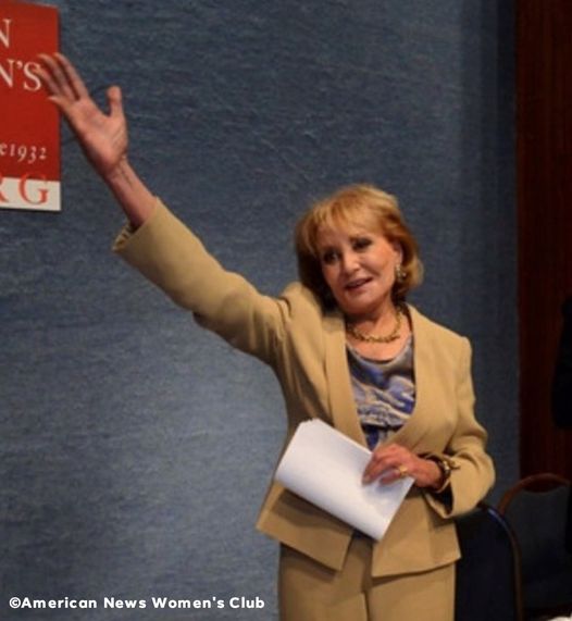 She paved the way for women in journalism, broke every glass ceiling and created new roads in the field of journalism. Rest in peace Barbara Walters. Farewell to a legend. Barbara Walters, recipient of the ANWC's Excellence in Journalism award on June 12, 2013, at the Press Club.