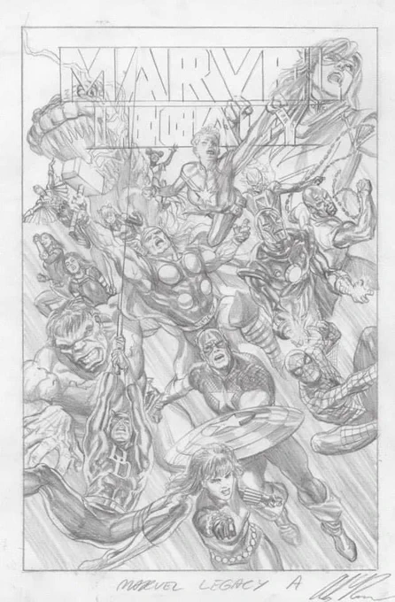 #marvel #pencils @salcomicbookpro 