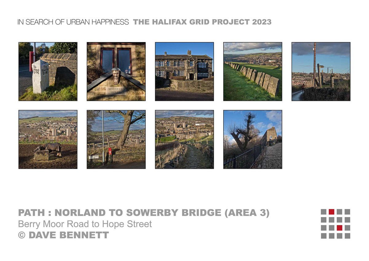 And now the first ‘path’ in the Halifax project. Nice work Dave Bennett. From Norland to Sowerby Bridge. #UrbanHappiness2023 #Halifax #Paths #documentary #photography