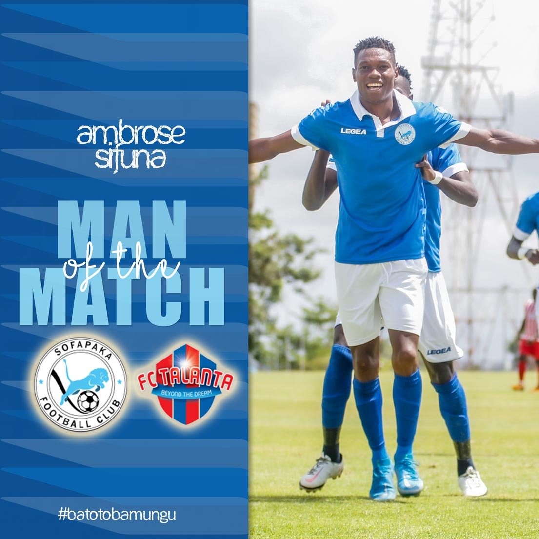 FC_Sofapaka's tweet photo. 💪 | What a solid performance by Ambrose Sifuna; he was totally outstanding this afternoon, gifting our fans a perfect New Year's smile. For his efforts, he is our Batoto Ba Mungu man of the match against FC Talanta.

@OyandoRonny

#BatotoBaMungu https://t.co/lq4RgiWBJJ
