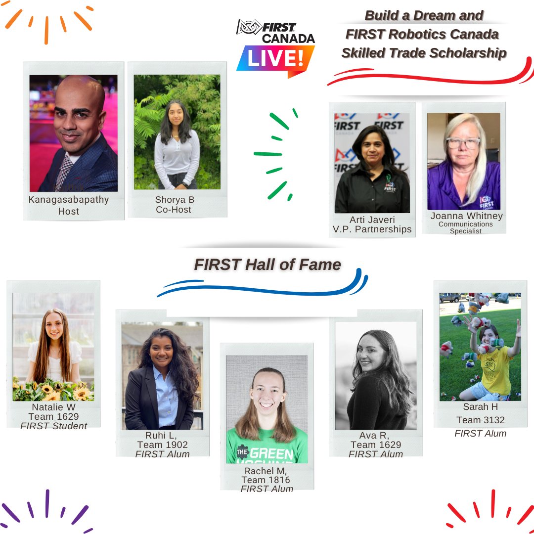 FIRSTHallofFame's tweet image. Check out the @CANFIRST Live episode on the most Common Myths of the FIRST Impact Award with the FIRST Hall of Fame.
firsthalloffame.org/first-canada-l…
@FIRSTHallofFame
#FIRSTImpactAward
#omgrobots
#RapidReact
#FIRSTChargedUp
#STEMsquad
#MoreThanRobots
#FIRSTHallofFame