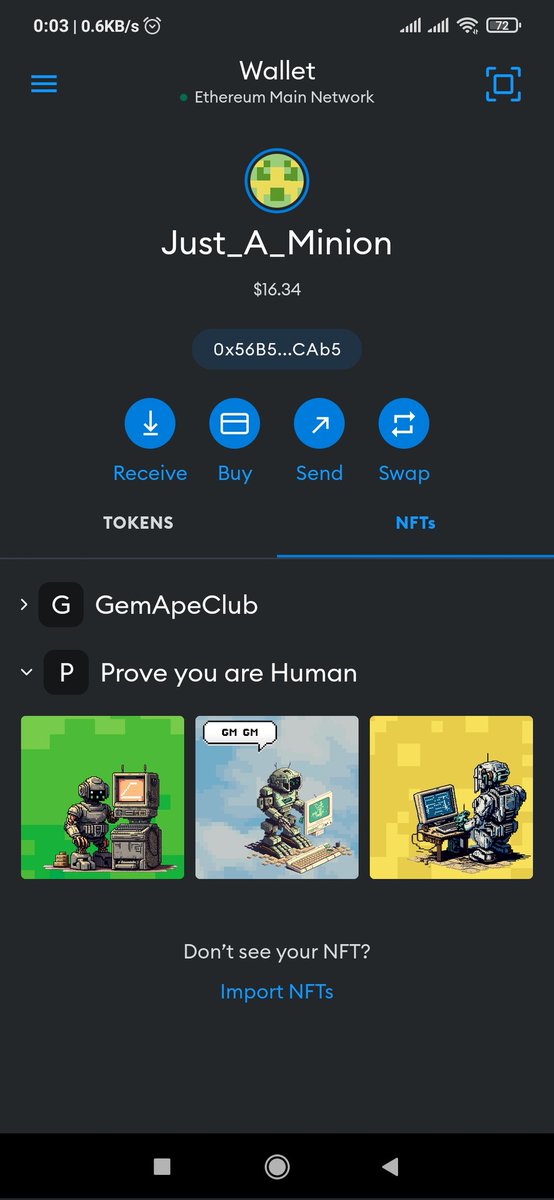 Just_A_Minion's tweet photo. @provehuman These are just amazing. With just 133 in total supply. These are just best possible NFTs i could have bought.

Thank you so much for this. I wish to get more ❤️.

https://t.co/Lof6MRBOVt https://t.co/yWsD4K8j48