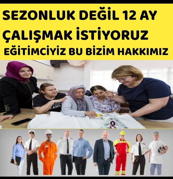 Ran6Task's tweet photo. #UstaÖğreticiHakkınıİstiyor
👆👆👆👆👆👆
@RTErdogan  @meral_aksener @vedatbilgn @csgbakanligi @tcmeb 
@_aliyalcin_ usta öğreticiler olarak yıllardır yaşanan mağduriyetin son bulmasını ve statü ve özlük haklarımızı istiyoruz.bizimde hakkimiz olanı almalıyız https://t.co/YfpOWsh2uR