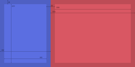 hackerman_xd's tweet image. After planning and some drawing came up with this little layout template for &quot;left align&quot; UI. If someone is interested in it DM me and I will send aseprite file for it

#gamedev #pixelart #whitecatgame