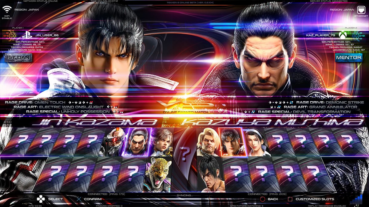 TEKKEN 8, CHARACTER SELECT THEME